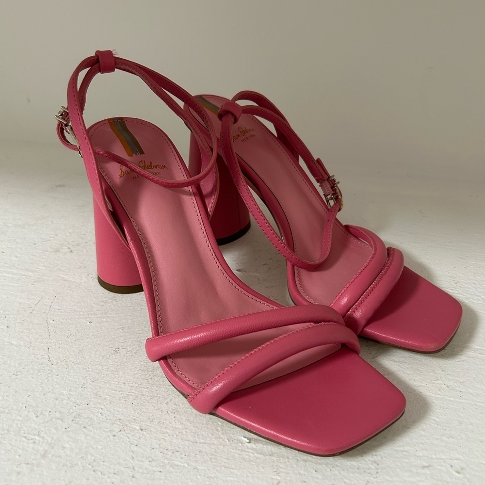Sam Edelman Pink Strappy Heels